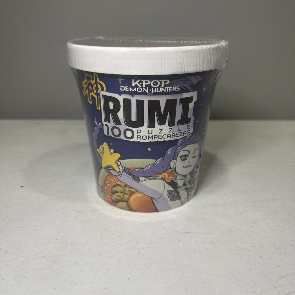 Kpop Demon Hunters Rumi 100pc Puzzle Ramen Cup BRAND NEW SEALED Buffalo Games